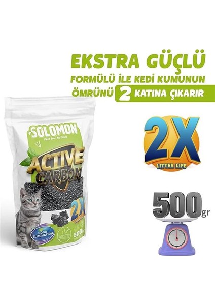 Active Carbon 500 gr Koku Giderici - Kedi Kumu Koku Giderici Kokusuz Kedi Tuvaleti Doğal Kum modelleri