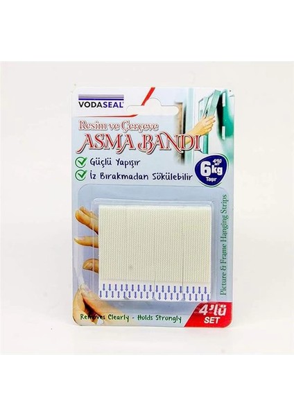 53.01.082 Resimli Çerçeve 4'lü Cırt Bant