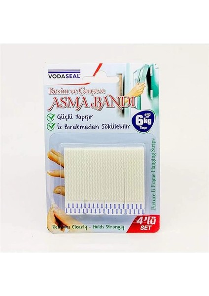 53.01.082 Resimli Çerçeve 4'lü Cırt Bant