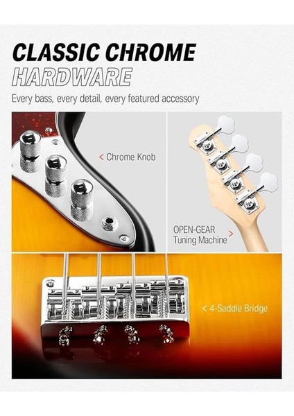 DJB-510D Jb-Style Bas Gitar (Sunburst)