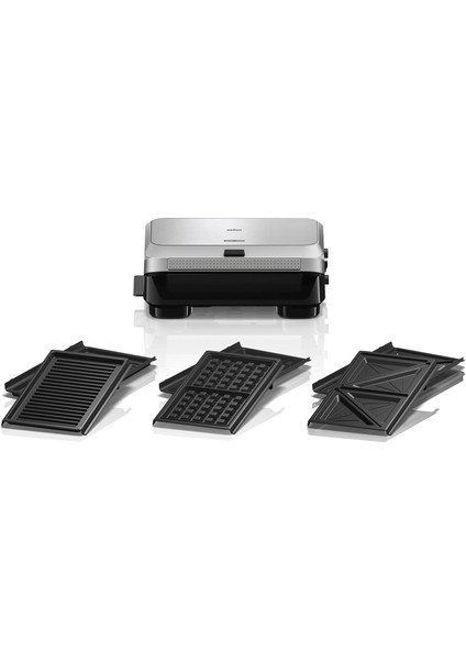 Snack Maker 5 SM5038 Sandviç, Waffle ve Tost Makinesi Silver