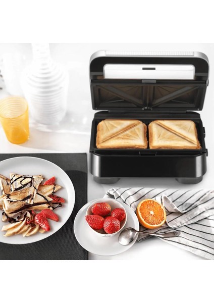 Snack Maker 5 SM5038 Sandviç, Waffle ve Tost Makinesi Silver modelleri