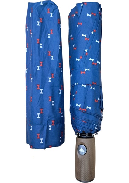 Çok Renkli 10 Telli Otomatik Açılır Şemsiye, Dayanıklı ve Şık Tasarım