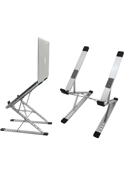 Kaliteli Tok Alüminyum Dizüstü Bilgisayar Notebook Standı Yüksekliği Ayarlanabilir 30CM