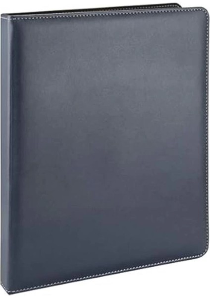503L Suni Deri, 4 Halka Mekanizmalı Klasör Lacivert, A4 fırsatları