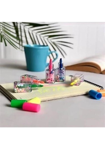 Havuç ve Oje Şekilli Fosforlu Kalem Seti, Çok Renkli 2934 Toplam 11 Emojili Kalem fırsatları