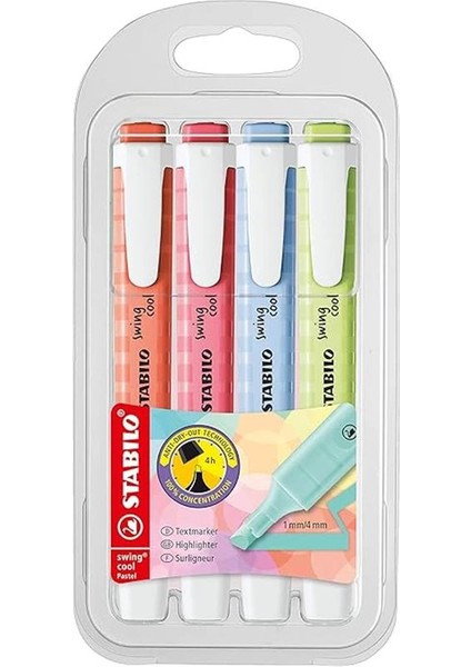 Swing Cool Pastel 4'lü Paket Yenı