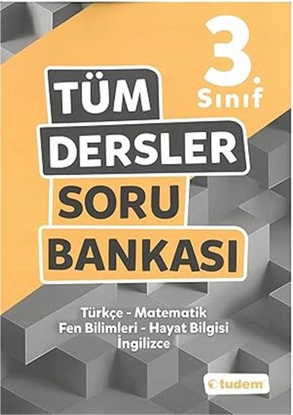 Tudem 3. Sınıf Tüm Dersler Soru Bankası-Yeni modelleri