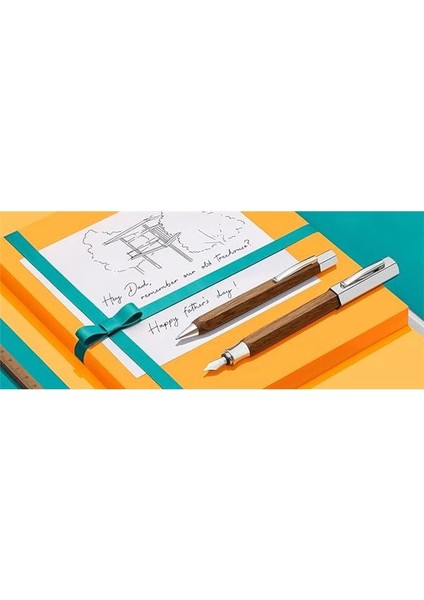 Faber-Castell Ondoro Dolma Kalem, Ahşap