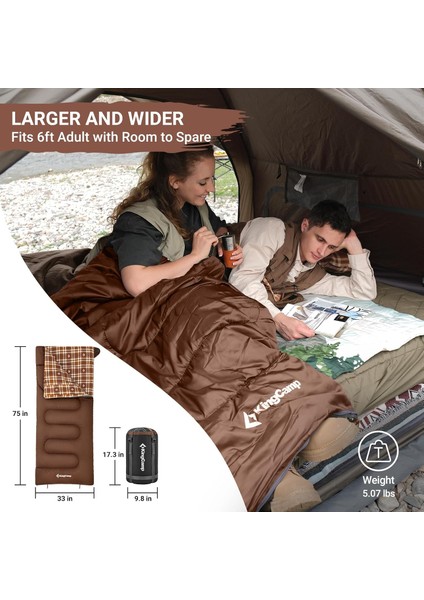 Yetişkinler Için Uyku Tulumu Pamuk Flanel Uyku Tulumları Ekstra Geniş Gençler 3 Mevsim Kamp fiyatları