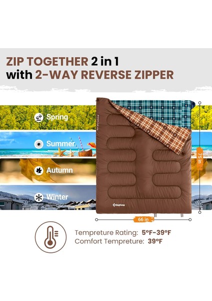 Yetişkinler Için Uyku Tulumu Pamuk Flanel Uyku Tulumları Ekstra Geniş Gençler 3 Mevsim Kamp indirimleri