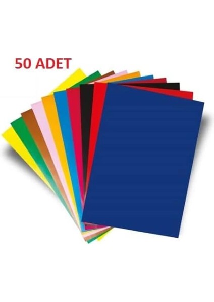 50 Adet A4 Elişi Kağıdı Karışık Renk fırsatları