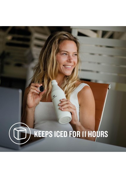 All Day Slim Soğuk Su Şişesi Termosu, Krem, 0.60 Litre fırsatları