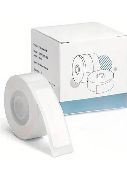 Phomemo (1 Rulo) 12X40MM/160ADET Beyaz Etiket D30/Q30