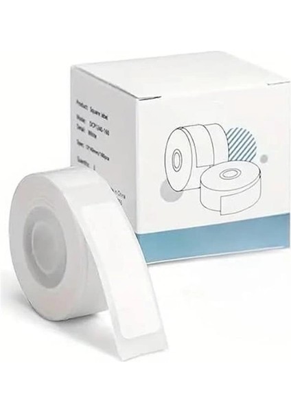 Phomemo (1 Rulo) 12X40MM/160ADET Beyaz Etiket D30/Q30 modelleri
