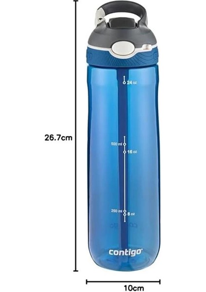 Ashland Autospout Tritan Suluk 720 Ml, Mavi