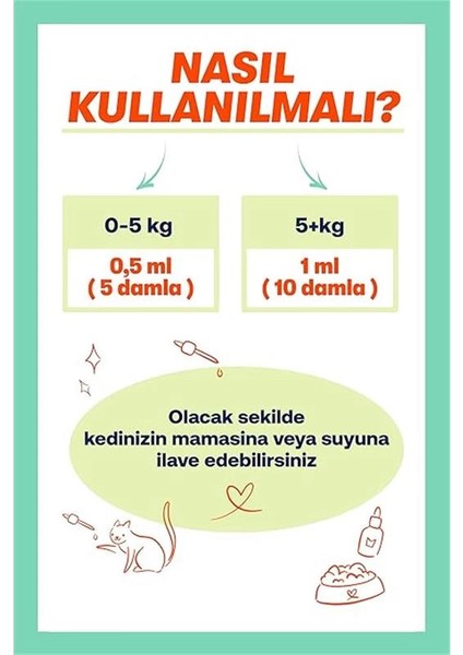 Kediler Için Plus B Damla 50ML ve Tüy Dökülmesini Engelleyici Biotinli Tüy Sağlığı Damlası indirimleri