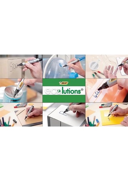 Intensity Marker 2300 Kesik Uçlu Permanent Markör Siyah 12'li Kutu, 3,7 mm ile 5,5 mm Kalın Uç