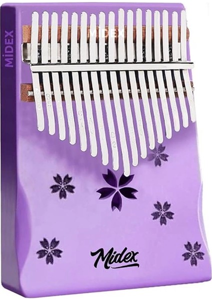 KLX-870-PAK Mor Renk Yüksek Kaliteli Ahşap Kalimba 17 Tuşlu Full Set fiyatları