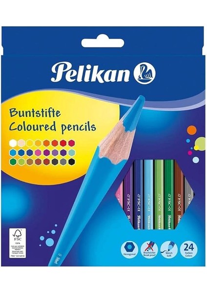 Kuru Boya Kalemi 24LÜ Kutu