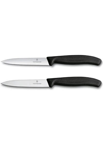 Mutfak Bıçağı Swiss Classic Bıçağı 1 Dalga Plus 1 Normal Siyah Blister Uzunluk: 10 cm modelleri