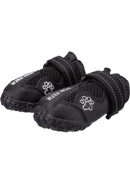 Köpek Yürüyüş Botu, 2 Adet, M, Siyah