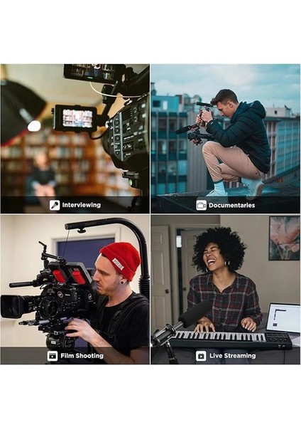 BY-BM6060 Profesyonel Shotgun Mikrofon