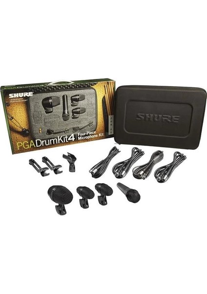Pgadrumkıt4 4 Parça Davul Mikrofon Seti