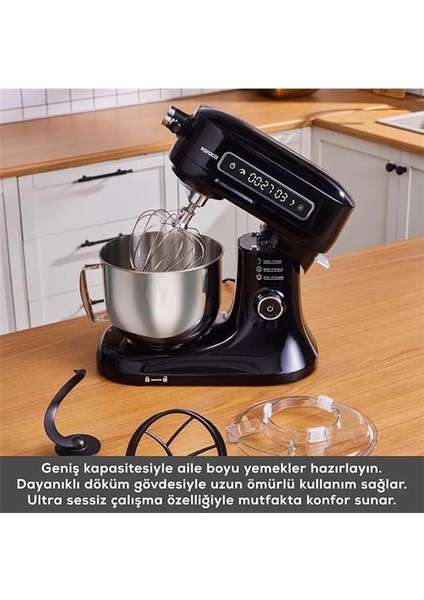 Pro Artisan Dijital Ekran Zaman Ayarlı Döküm Mutfak Şefi 1600W Black modelleri