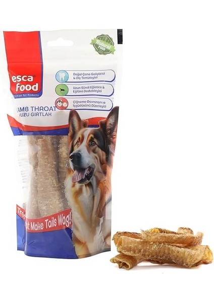 Kuzu Gırtlak 100 Gram Köpek Ödül Maması