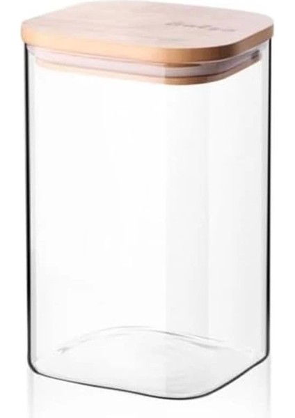 1100ML Sızdırmaz Vakumlu Bambu Kapaklı Borosilikat Cam Kavanoz – Hava Geçirmez & Dayanıklı fırsatları