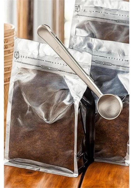 Mandallı Kahve Ölçü Kaşığı Paslanmaz Çelik Çok Fonksiyonlu Renkli Tasarım Kahve ve Çay Için fiyatları