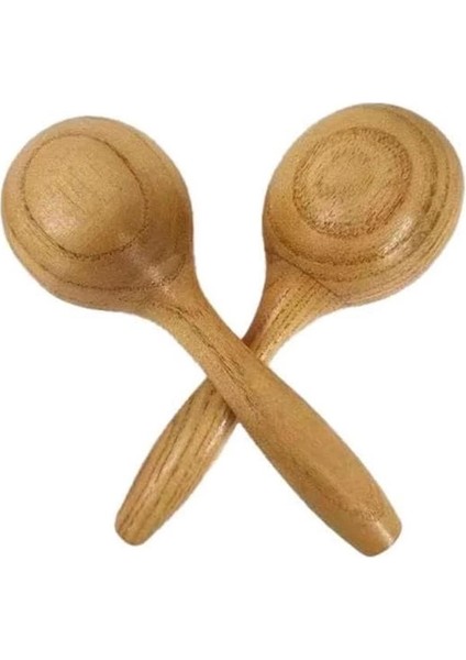 Midex Orf-Sp-25 Örf Aletleri Gerçek Ağaç Marakas Kaliteli Maracas 2 Adet (Çift)