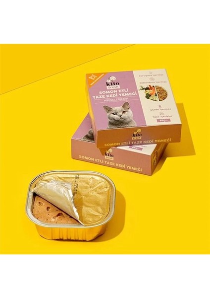 Fresh Somon Etli Taze Kedi Yemeği fırsatları