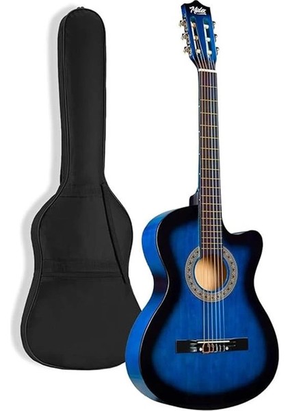 CG-395BL Mavi Klasik Gitar 4/4 Kesik Kasa Full Set (Çanta Askı Tuner Metod Pena) modelleri