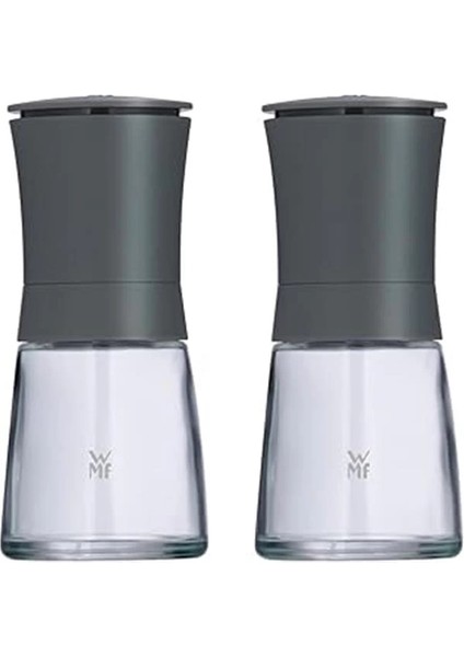 Trend Tritan 2'li Gri Baharat Değirmeni Seti