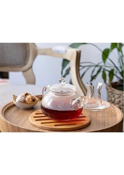 Bambu Nihale Isıya Dayanıklı Ahşap Tencere ve Tava Altlığı Kaymaz Mutfak Servis Ürünü fiyatları