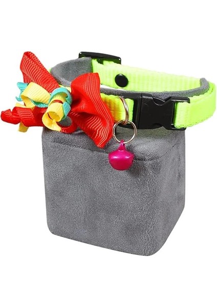 X-Perk Neon Kumaş Papyonlu Zilli Kedi Köpek Tasması Boyun Tasma Ayarlı fiyatları