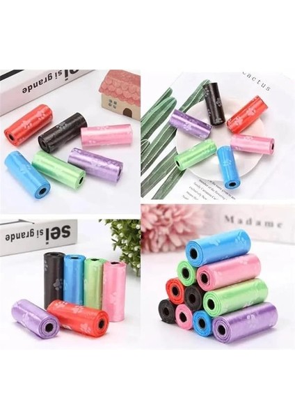 Köpek Kaka Poşeti, 8 Rulo Kaka Torbası, Dental Pamuk Oyun Halatı Hediye, Kokusuz, Dışkı fiyatları