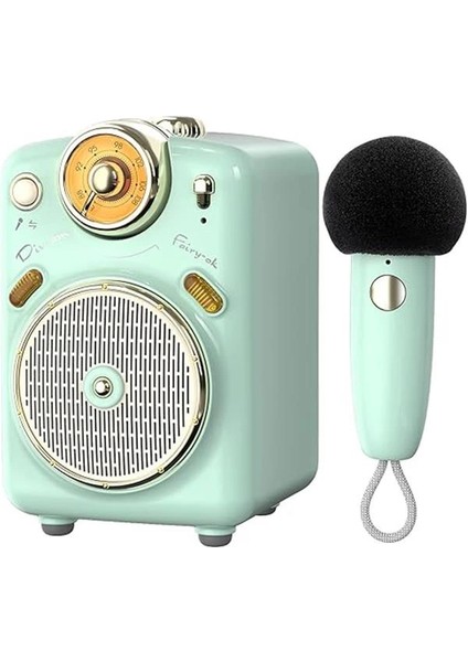 Sevimli Mikrofonlu Hoparlör, Şarkı Söylemek Veya Konuşmak Için 7 Farklı Ses Modu, Kızlar