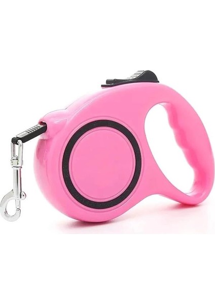 Köpekler Için Premium 5 Metre Tuş Kontrollü Makaralı Tasma Kayışı - Dayanıklı, Ayarlanabilir 5 mt
