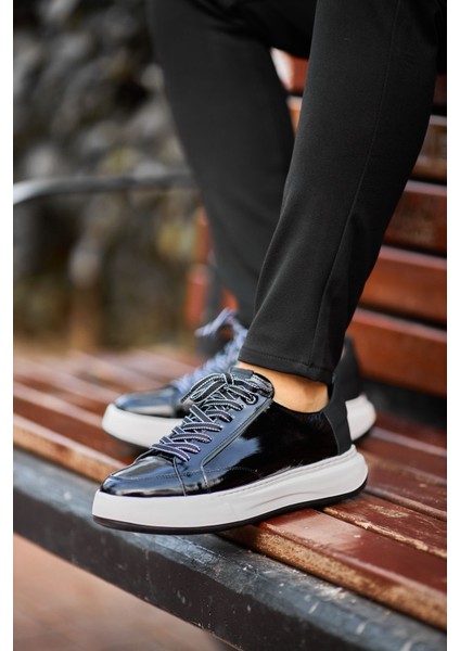 Siyah Rugan Erkek Ayakkabı modelleri