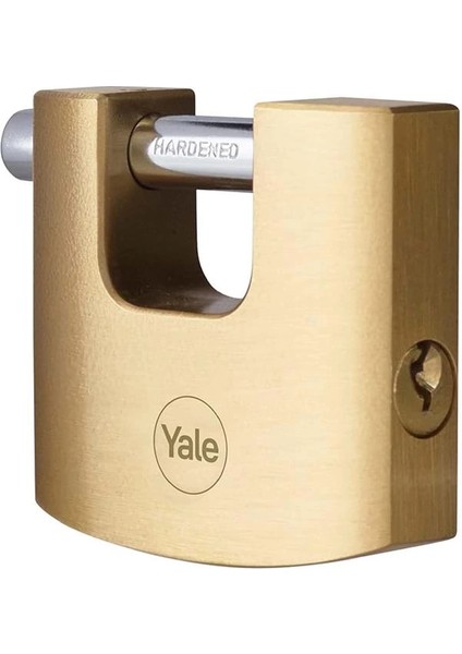 Y114B/70/113/1 - 70MM Oval Kayar Pimli Pirinç Asma Kilit - Yüksek Koruma - Sertleştirilmiş