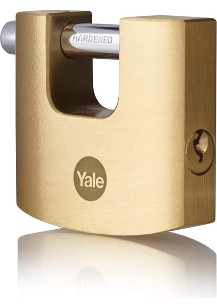 Y114B/70/113/1 - 70MM Oval Kayar Pimli Pirinç Asma Kilit - Yüksek Koruma - Sertleştirilmiş