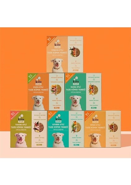 Fresh Hindi Etli Taze Köpek Yemeği, 250GR fırsatları