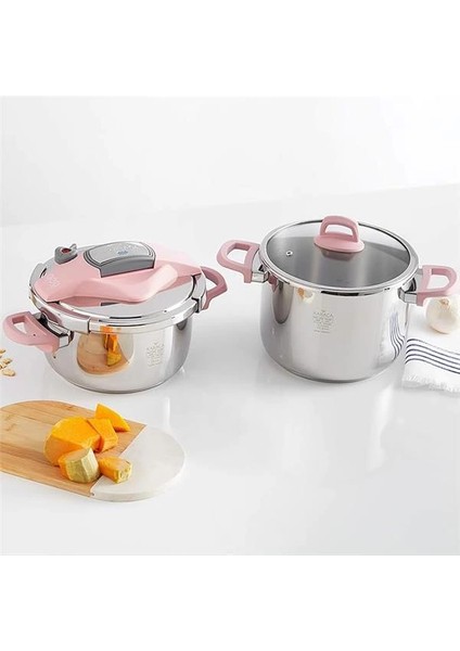 Perfect Pink 4+6 L Düdüklü Tencere Seti, Pembe indirimleri