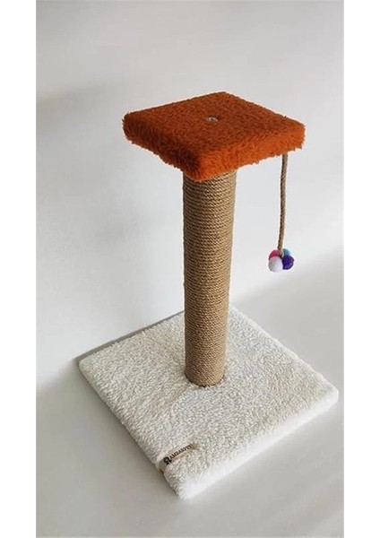 Tek Katlı Beyaz Kedi Tırmalama Tahtası