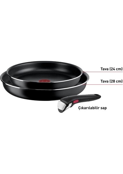 Titanyum 1x Ingenio Simplecook 3 Parça Tava Seti - 2100134663 modelleri