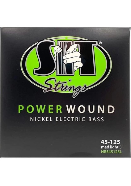 NR545125L Power Wound E-Gitar Teli 5 Tel