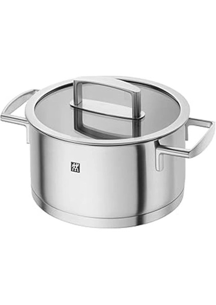 Zwilling Sığ Tencere, 20 Cm, Yuvarlak, 18/10 Paslanmaz Çelik